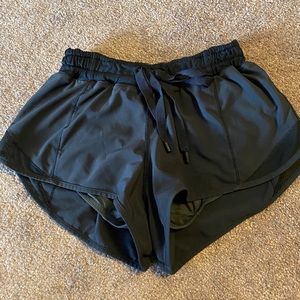 Black lululemon shorts ON HOLD